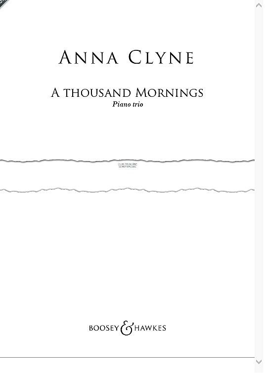 a thousand mornings trio klavier & 2 st. anna clyne