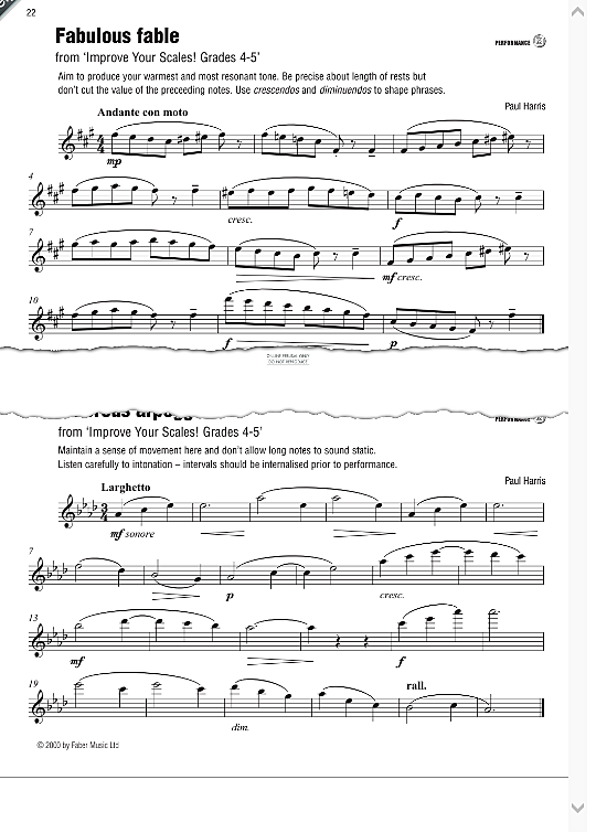 amorous arpeggios from improve your scales! grades 4 5  solo 1 st. paul harris