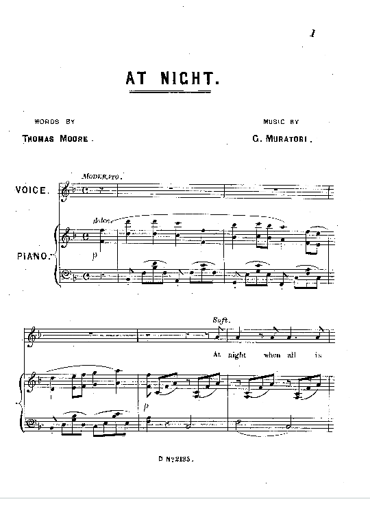 at night klavier & gesang g muratori