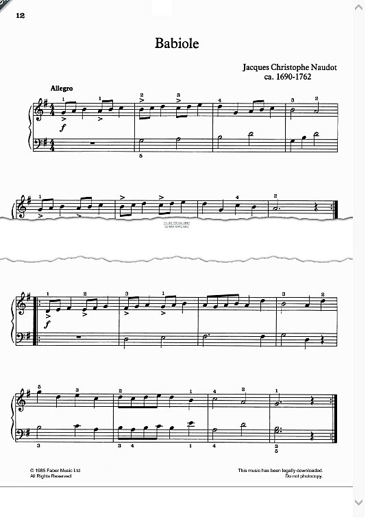 babiole klavier solo jacques christophe naudot