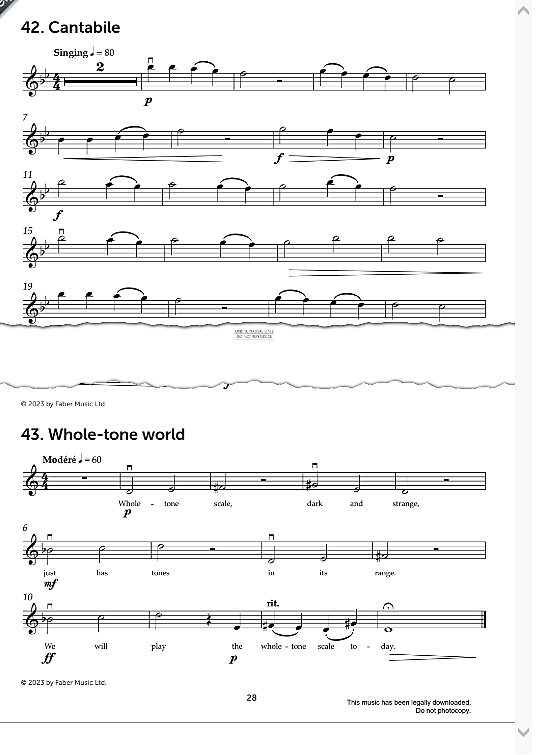 cantabile klavier & melodieinstr. mark wilson