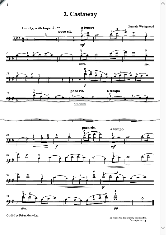 castaway klavier & melodieinstr. pam wedgwood
