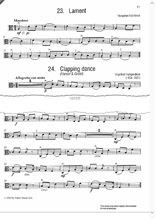 clapping dance from hansel and gretel  klavier & melodieinstr. engelbert humperdinck