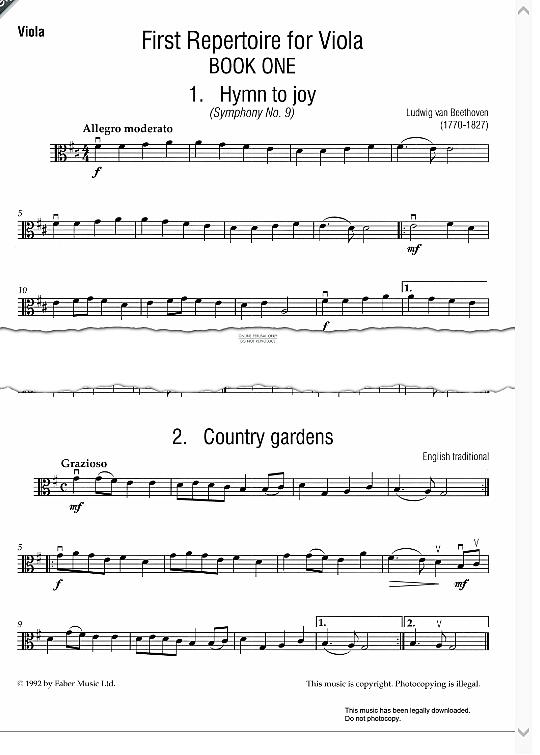 country gardens klavier & melodieinstr. english traditional
