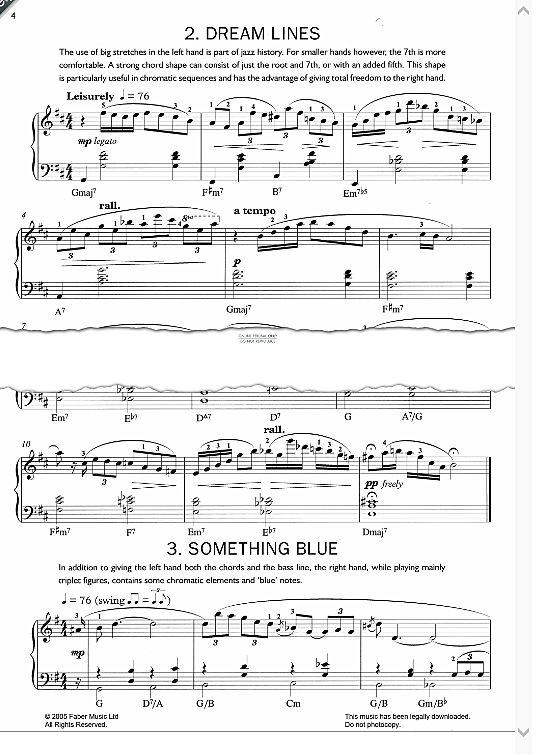 dream lines klavier solo john kember