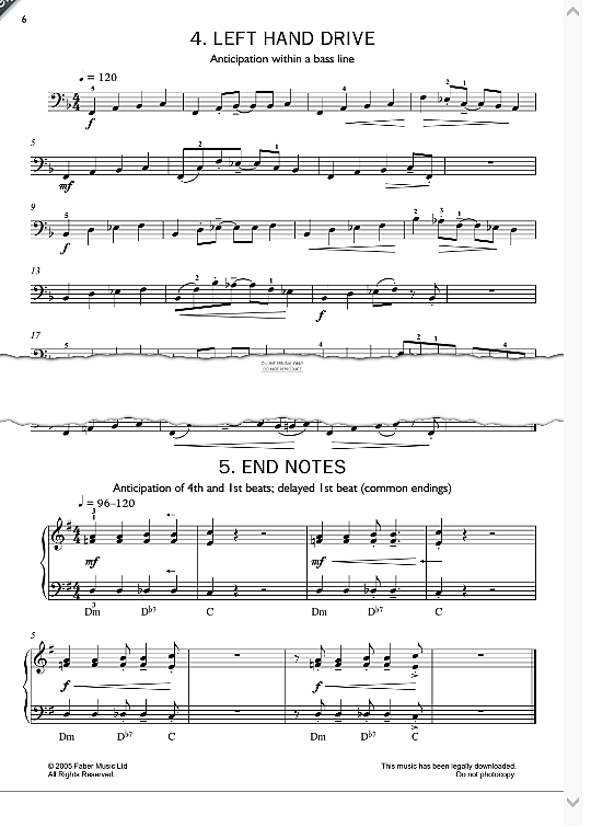 end notes klavier solo john kember