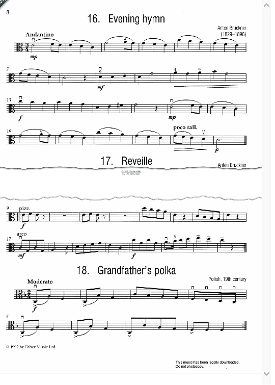 evening hymn klavier & melodieinstr. anton bruckner