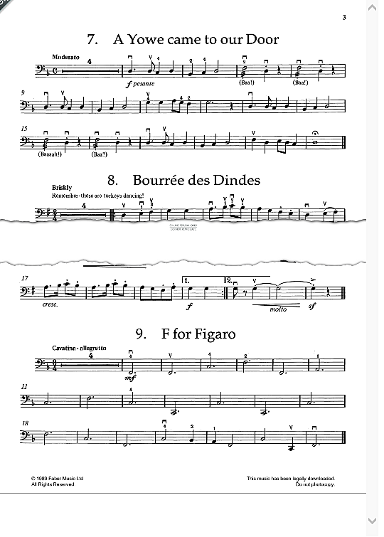 f for figaro klavier & melodieinstr. wolfgang amadeus mozart