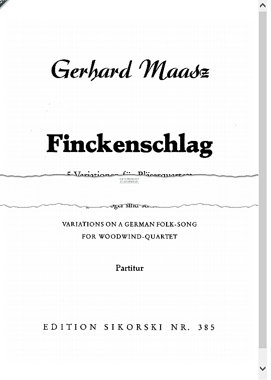 finckenschlag quartett holzblser gerhard maasz