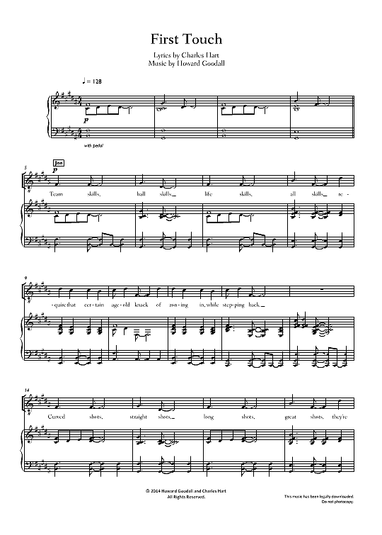 first touch from bend it like beckham  klavier & gesang howard goodall