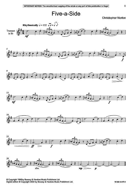 five a side klavier & melodieinstr. christopher norton