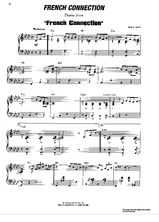french connection klavier solo don ellis