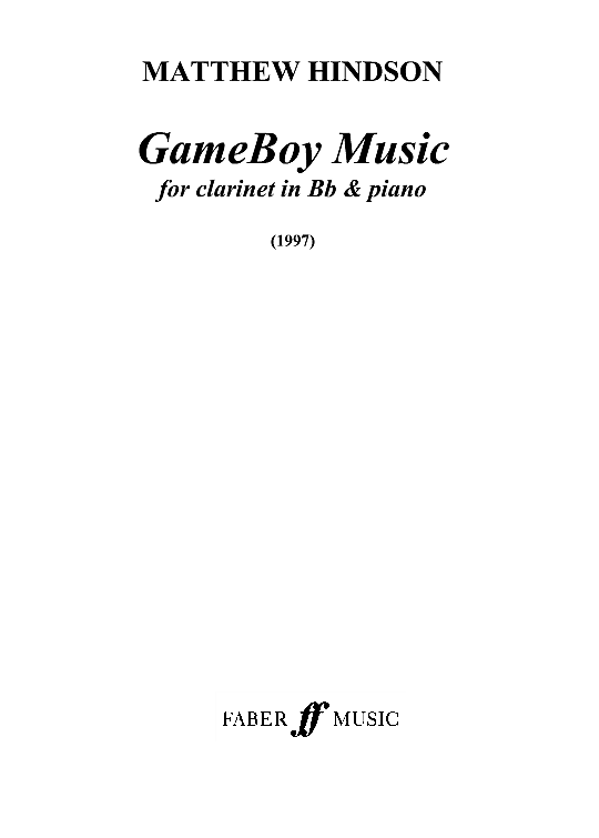 gameboy music klavier & melodieinstr. matthew hindson
