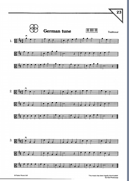 german tune flexible ensemble einzelstimmen traditional