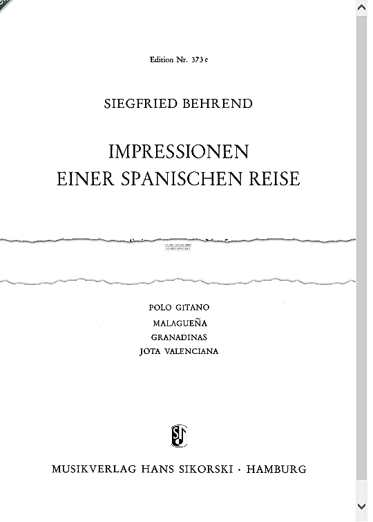 impressions from a trip to spain ensemble gitarre siegfried behrend