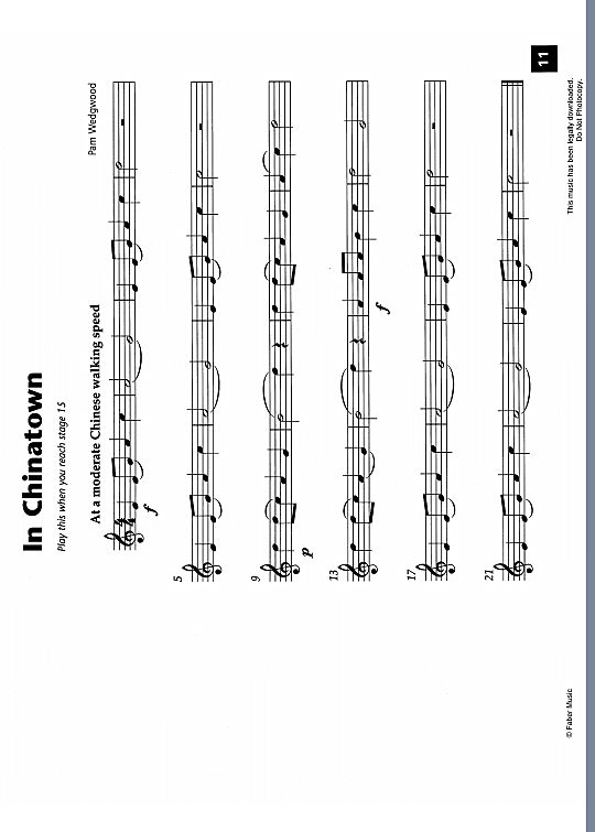 in chinatown solo 1 st. pam wedgwood