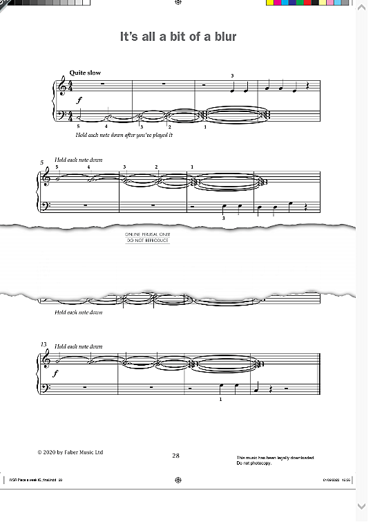 it s all a bit of a blur from improve your sight reading! a piece a week piano initial  klavier solo paul harris