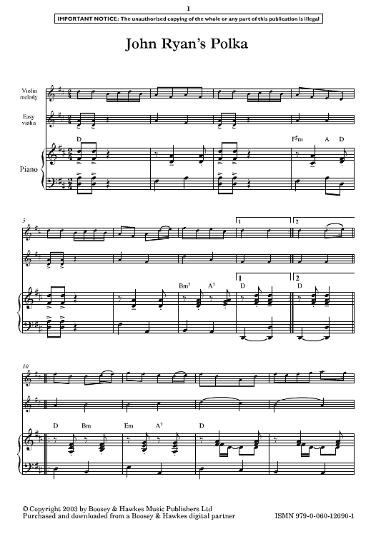 john ryan s polka melodieinstr. & begleitung pam wedgwood