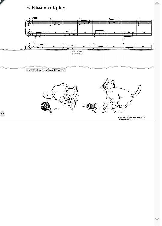 kittens at play klavier einfach fanny waterman