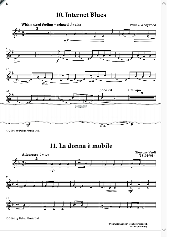 la donna e mobile from rigoletto  klavier & melodieinstr. giuseppe verdi