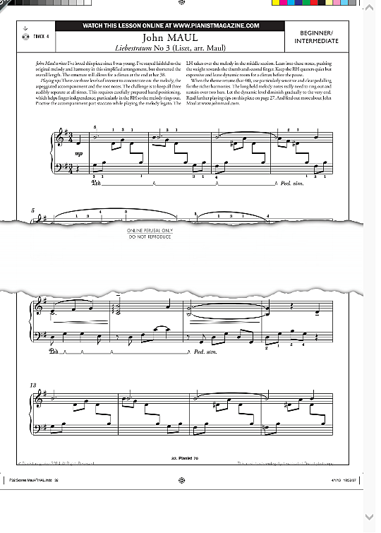 liebestraum no.3 klavier solo franz liszt