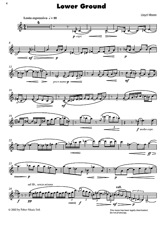 lower ground klavier & melodieinstr. lloyd moore