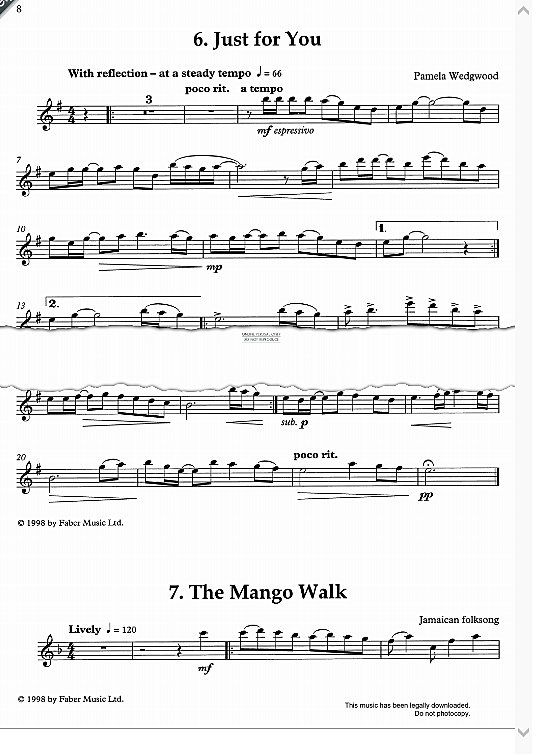 mango walk klavier & melodieinstr. jamaican traditional