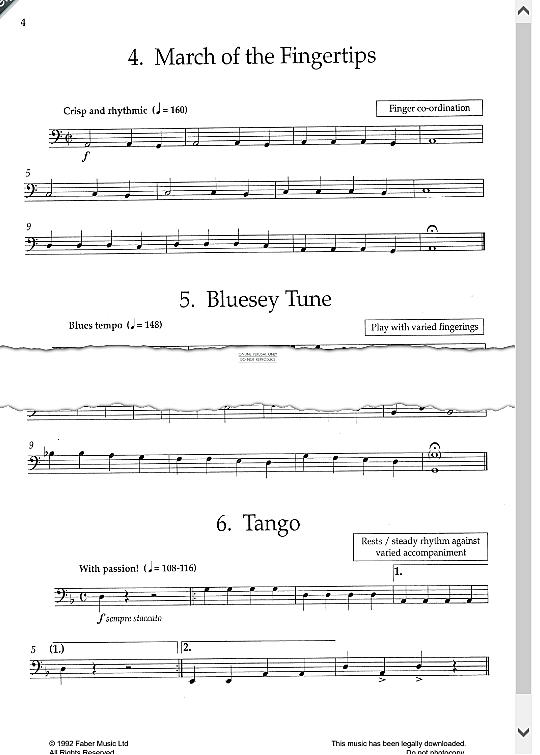 march of the fingertips klavier & melodieinstr. tony osborne