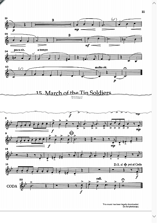 march of the tin soldiers klavier & melodieinstr. christopher gunning