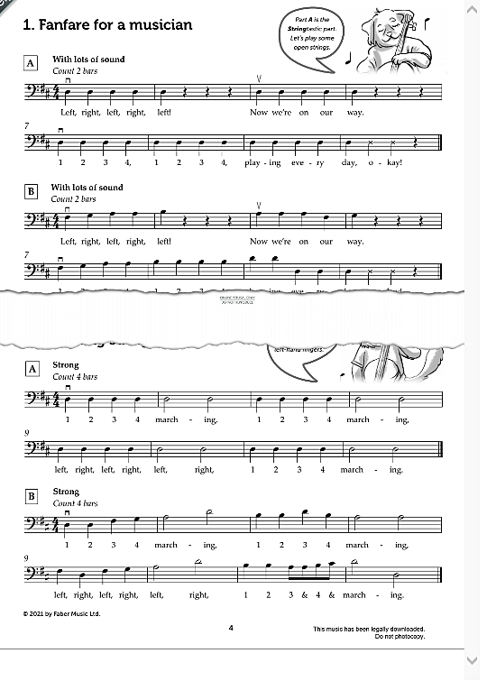 marching strings klavier & melodieinstr. mark wilson