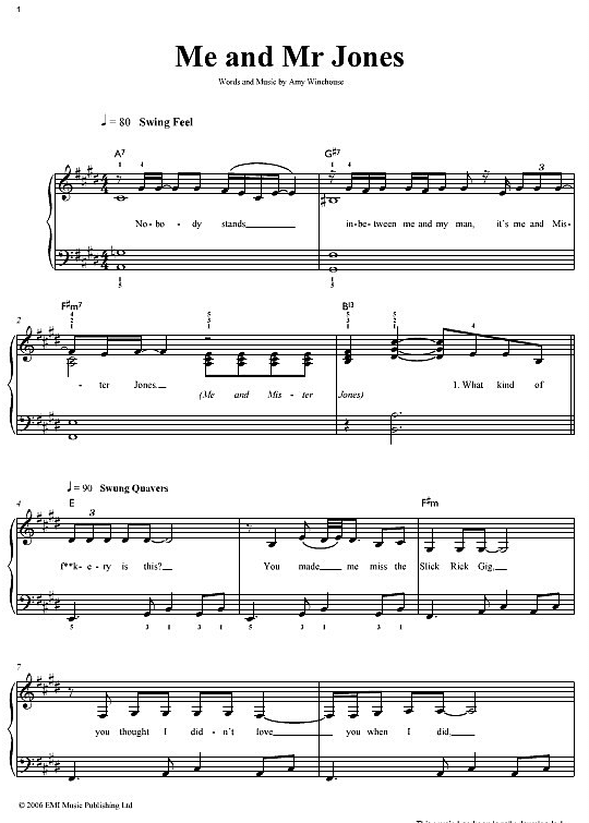 me & mr jones fuckery klavier einfach amy winehouse
