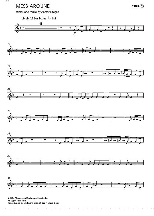 mess around solo 1 st. ray charles