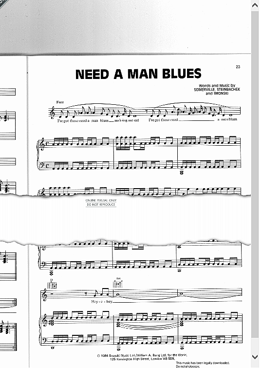 need a man blues klavier gesang & gitarre bronski beat