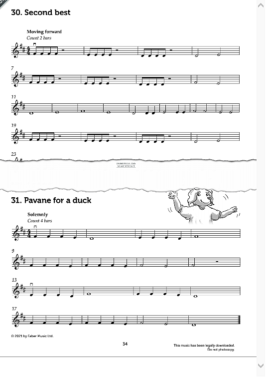 pavane for a duck klavier & melodieinstr. mark wilson