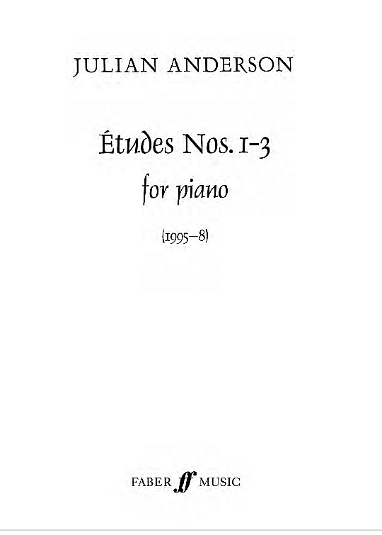 piano etudes nos. 1 3 klavier solo julian anderson