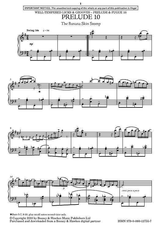 prelude & fugue 10 klavier solo michelle gorrell