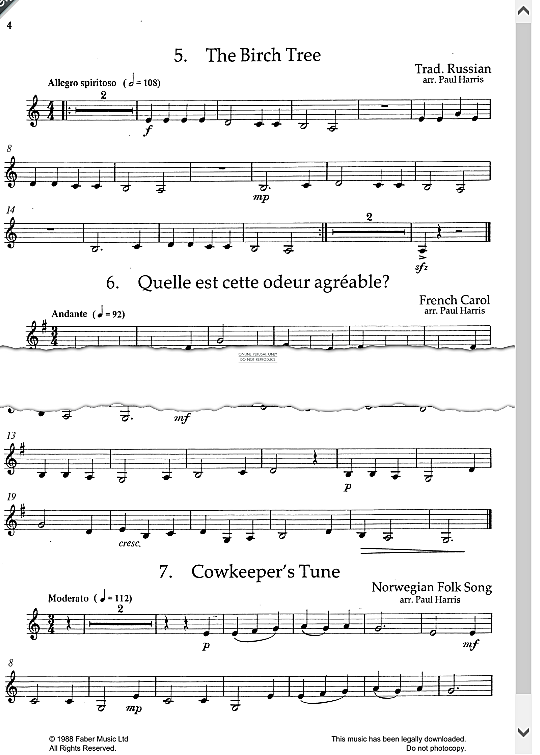 quelle est cette odeur agreable klavier & melodieinstr. french traditional