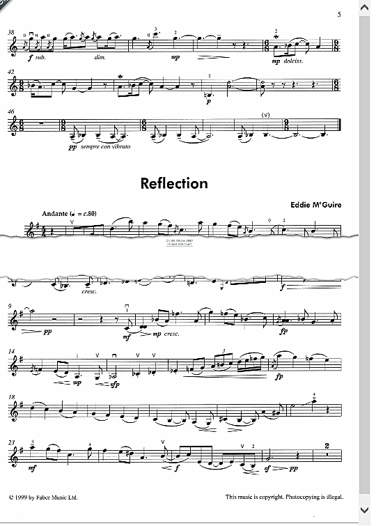 reflection klavier & melodieinstr. eddie mcguire