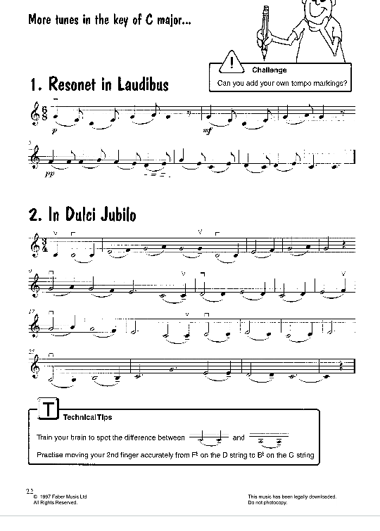 resonet in laudibus/in dulci jubilo solo 1 st. traditional
