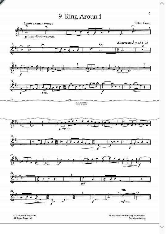 ring around klavier & melodieinstr. robin grant