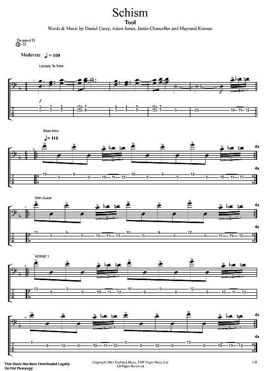 schism bass tab tool