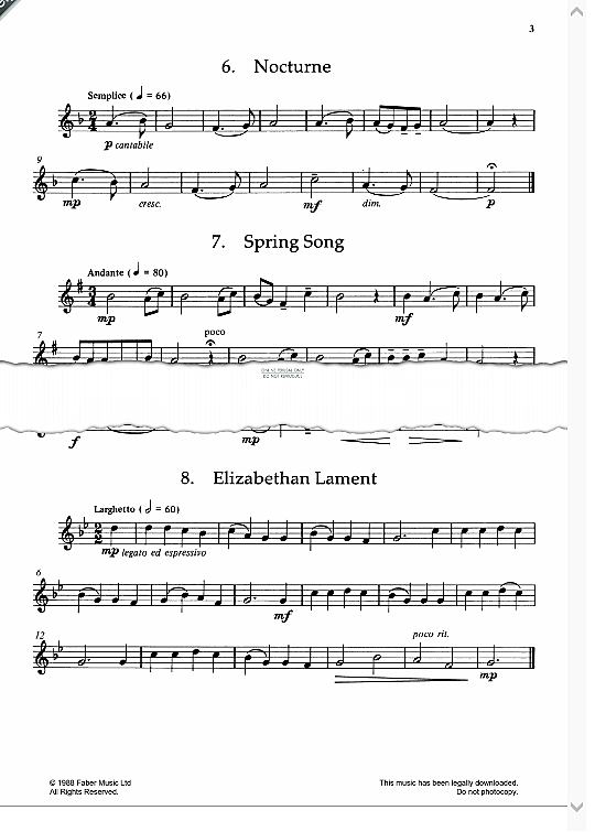 spring song klavier & melodieinstr. robert hinchliffe