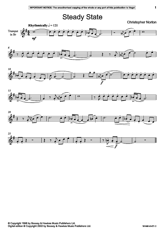 steady state klavier & melodieinstr. christopher norton