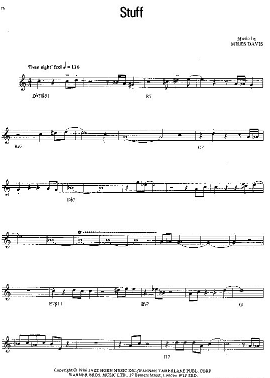 stuff solo 1 st. miles davis