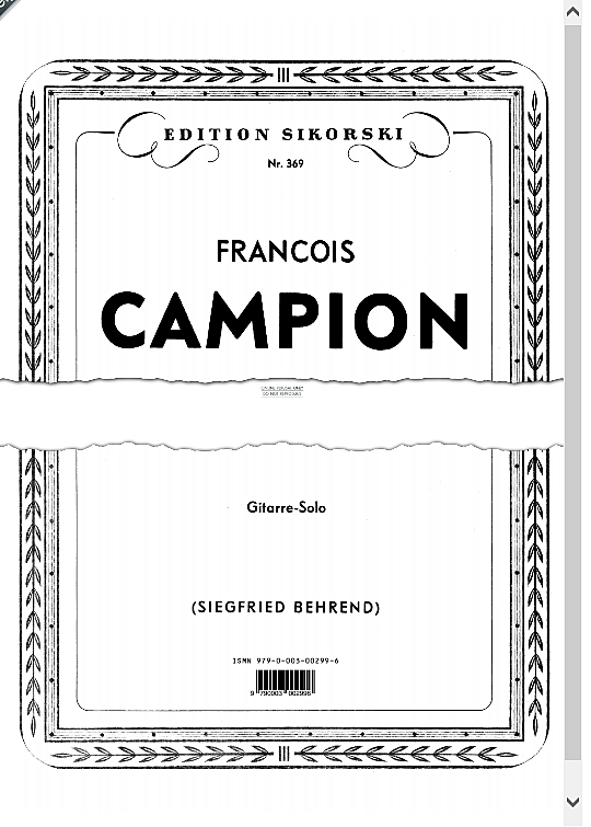 suite solo 1 st. francois campion