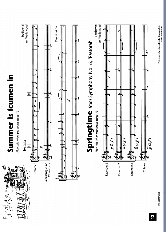 summer is icumen in/springtime/chant trio 3 st. traditional