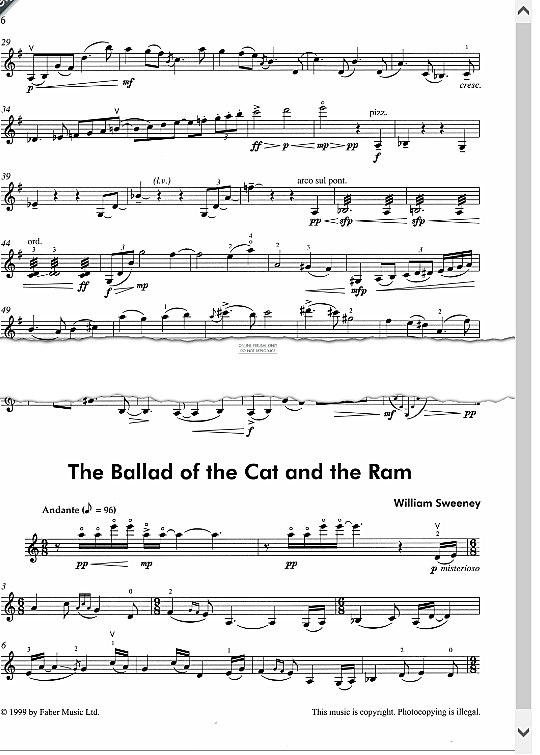 the ballad of the cat and the ram klavier & melodieinstr. william sweeney