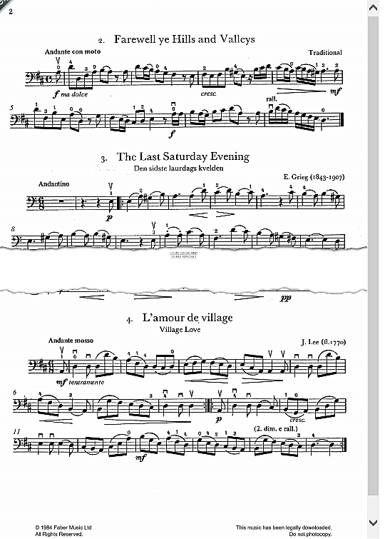 the last saturday evening klavier & melodieinstr. edvard grieg