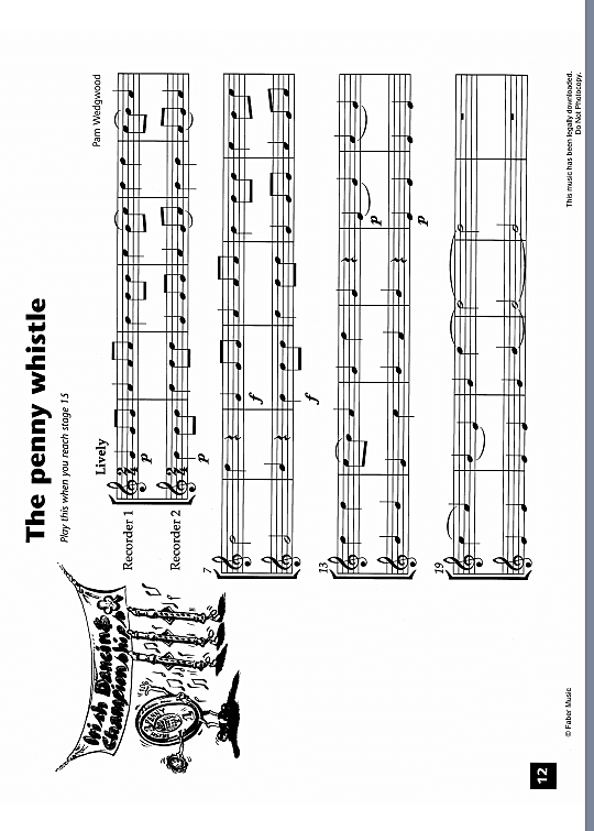 the penny whistle duett 2 st. pam wedgwood