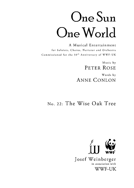 the wise oak tree from one sun one world  klavier & gesang peter rose